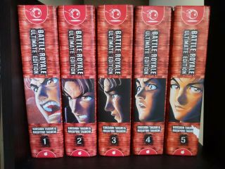 Battle Royale Ultimate Edition Vol.  1 - 5 Manga Complete Set English