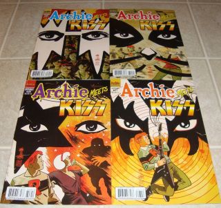Archie Meets Kiss 627 628 629 630 Variant Edition Full Set 1st Prints Rare