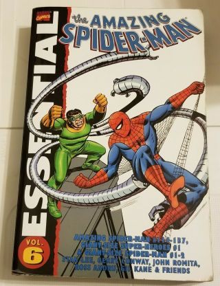 Essential The Spider - Man Volume 6 Marvel Vol.  Spider Man 114 - 137
