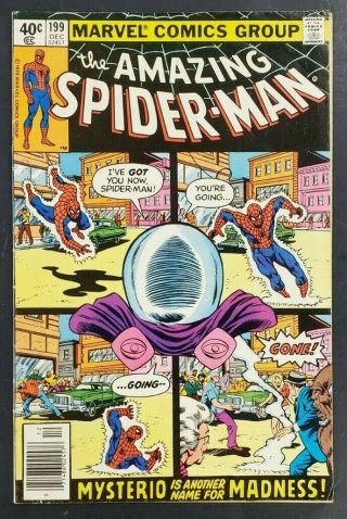 1979 Dec.  No.  199 Marvel Comic Book The Spider - Man 40 Cents Cs3