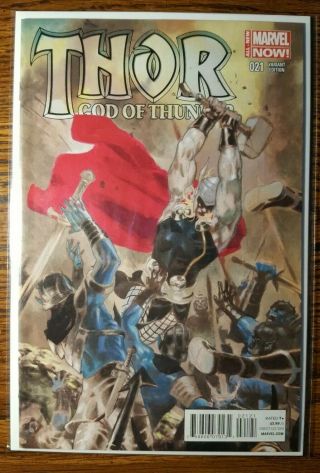Thor God Of Thunder 21 Limited 1 For 50 Retailer Incentive Variant Cover
