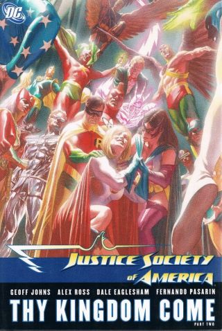 Jsa Justice Society Of America: Thy Kingdom Come Vol 2 By Geoff Johns Hc Dc Oop