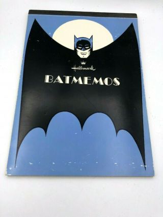 Batman Vintage Hallmark Notepad Book Dc Comics - Color Images Pages