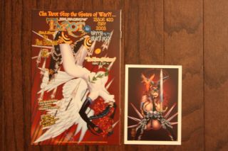 TAROT WITCH OF THE BLACK ROSE 19 Variant Broadsword Jim Balent w/ Colored LITHO 2
