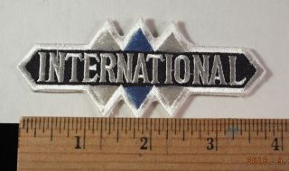 Vintage International Trucks Service Embroidered Patch 4 " X 2 " Sew - On
