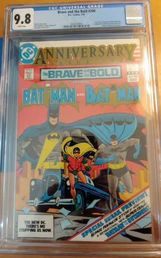 Brave And The Bold 200 Cgc 9.  8 1st Appearance Katana From Suicide Squad - Gunn