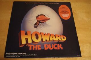 Howard The Duck Soundtrack Lp W/ Poster & Promo Stamp Cover Thomas Dolby