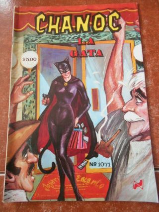 Chanoc 1071 Comic Catwoman Parody Cover Dc Comics Batman Sexy Women Thief Rare