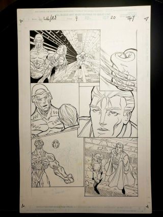 Marvel Wolverine Punisher Issue 4 Page 20 Art Work By Pat Lee Marvel