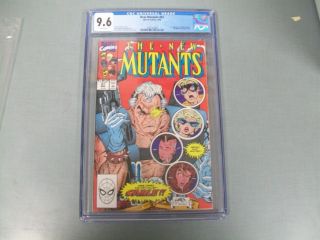 Mutants 87 Cgc Graded 9.  6 White Pages 1990 1st Cable 2000105008