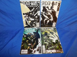Spider - Man Noir : Eyes Without A Face 1 - 4 Complete Set Vf/nm,  Marvel 1 2 3 4