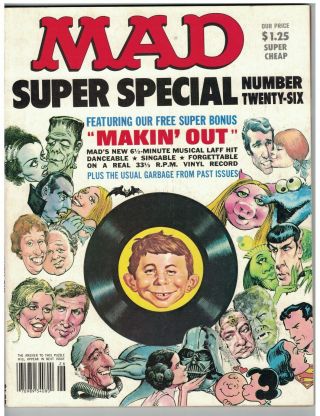 Mad Special (1978) 26 Vf Record Insert