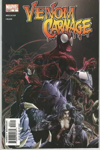 Venom Vs Carnage 3 2004 2nd Appearance Of Toxin Vf - Nm Unread Mocvie Soon