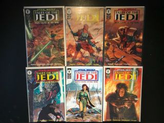Star Wars Tales Of The Jedi Dark Lords Of The Sith (1994) Complete Set 1 - 6 Nm