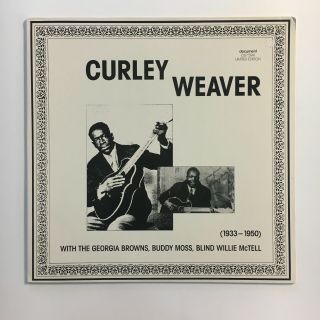 Curley Weaver Georgia Brown Buddy Moss Blind Willie Mctell 1933 - 50 Lp