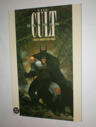 Batman The Cult Tpb 1991 Rare
