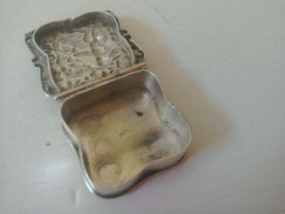 Silver Vintage Pill Box 2