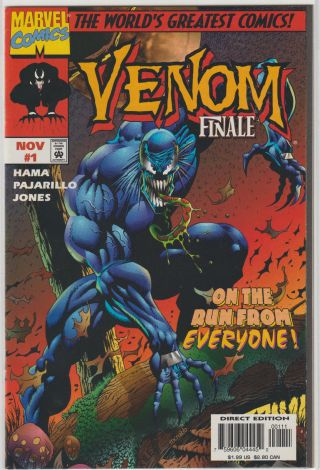 Venom The Finale 1 2 1st Print 1997 Spider - Man Variant Deadpool Nm Hulk Marvel