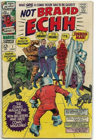 Not Brand Echh 1 - 1st Marvel Parody Marvel Comics 1967