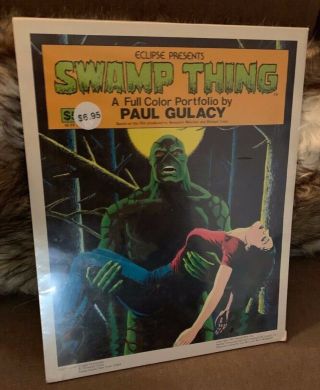 Swamp Thing Portfolio by Paul Gulacy (1983 Eclipse Enterprises) Very Rare Find 2
