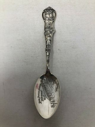 Watson Sterling Silver Souvenir Spoon The Forty Steps Newport Rhode Island