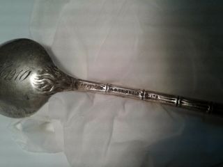 Antique Sterling Silver A.  B.  Griswold Orleans Fancy Teaspoon 