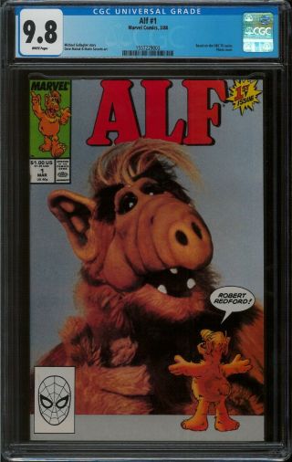 Alf (1988) 1 Cgc 9.  8 Nm/mt (marvel Comics)
