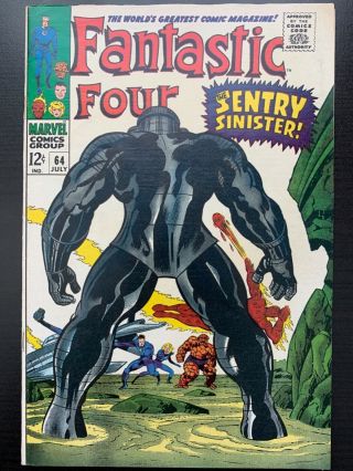 Fantastic Four 64 (jul 1967,  Marvel)