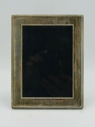 R.  Carr Ltd.  Sterling Silver Picture Frame Made In Sheffield England