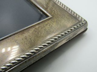 R.  Carr Ltd.  Sterling Silver Picture Frame Made in Sheffield England 4