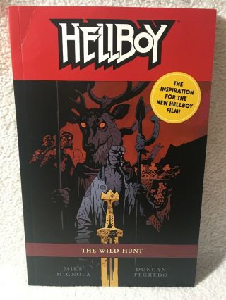 Hellboy The Wild Hunt Graphic Novel 2018 Dark Horse Comic By Mignola & Fegredo