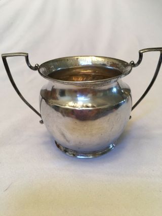 J.  S.  Co.  Sterling Silver Sugar Bowl