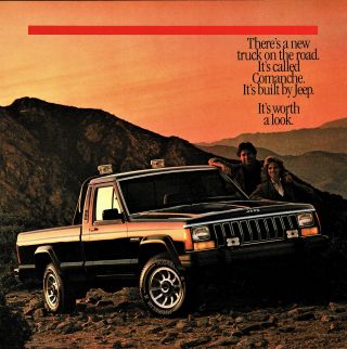 1986 Jeep Comanche Pickup Truck Brochure Custom/x/xls
