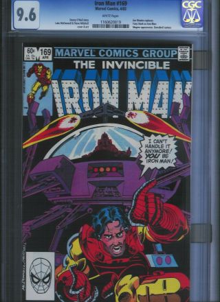 Iron Man 169 Cgc 9.  6 White Pages.  Unrestored.