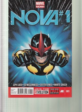 Nova 1,  2,  3,  10,  12,  13 Ed Mcguinness Cover - Paco Medina Art - Marvel Now - 2013