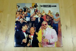 Wwf The Wrestling Album 1985 Epic Records Vinyl Lp 12 " Hulk Hogan Wrestlemania