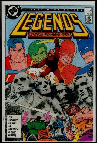 Dc Comics Legends 3 1st Suicide Squad Vfn/nm 9.  0