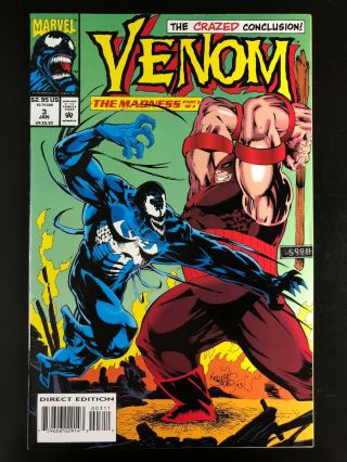 Venom: The Madness 1 2 3 Marvel 93/94 Jones Nocenti Smith J2 4