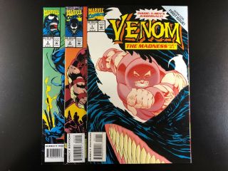 Venom The Madness 1 2 3 Complete Set Marvel 1993 J3