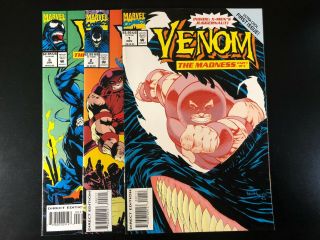 Venom: The Madness 1 2 3 Marvel 93/94 Jones Nocenti Smith J6