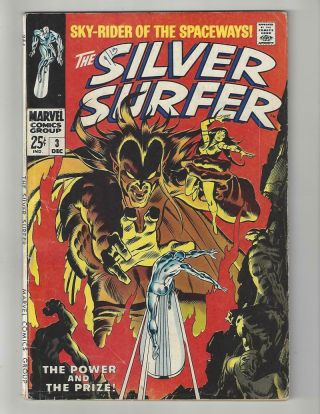 Silver Surfer 3/silver Age Marvel Comic Book/1st Mephisto/vg