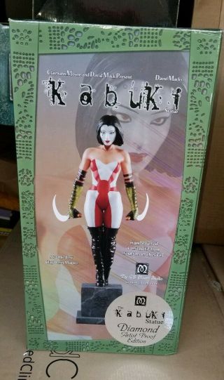 Cs Moore Artist Proof Diamond Edition 14 " Kabuki Statue 6/300 - Signed