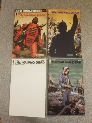 The Walking Dead Death Of Rick " Issues 177,  191,  192a & 192b First Prints