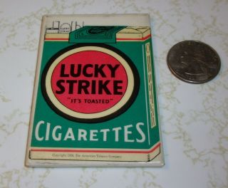 Vintage Lucky Strike Cigarettes Pocket Mirror 1938