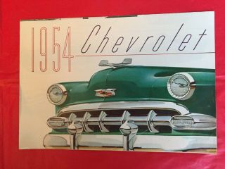 1954 Chevrolet Car Dealer Sales Brochure