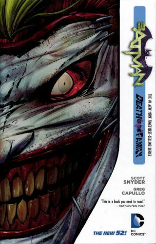 Batman Vol 3 Hardcover Death Of The Family Dc Comics 13 - 17 The 52 Hc Joker