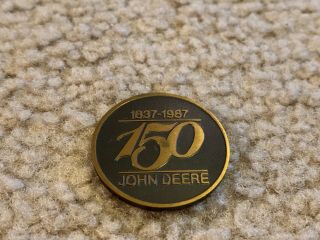 1987 John Deere 150th Anniversary Commemorative Coin Collectible Vintage