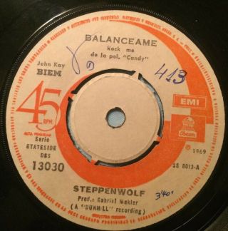 Steppenwolf - Chile Single 1969 45 Rpm 7 " Ex Jupiter Child