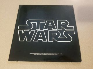 1977 Star Wars Soundtrack Double Vinyl Lp Record Album,  Vg