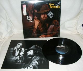 1981 Johnny Paycheck Album,  Mr Hag Told My Story,  Lp Vinyl Record,